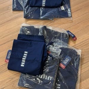 5 pair of M Cherokee Scrubs tops and bottoms - Navy